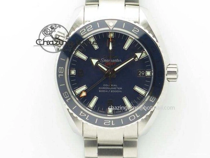 0517 Timeless Planet Ocean 600M Chrono SS VRF 1:1 Best Edition Black Orange Bezel Black Dial on SS Bracelet A 7652